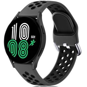 Pulseira Silicone Compatível Samsung Galaxy Watch 7-6-5-4 preto
