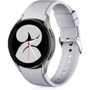 Pulseira Sem Lacuna Para Samsung Galaxy Watch 4-5-6-7 cinza Claro