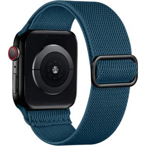 Pulseira Nylon Elástico Apple Watch azul Polar