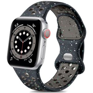Pulseira Silicone 38mm Compatível Apple Watch azul Céu-flame