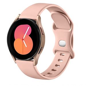 Pulseira Silicone 20mm Compatível Samsung Galaxy rosê