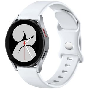 Pulseira Silicone Galaxy Watch 7-6-5-4-active2 20mm branco