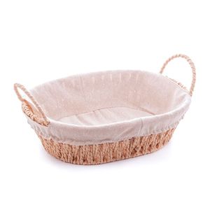 Cesta Para Pães Com Forro 30 Cm X 20 Cm X 12 Cm