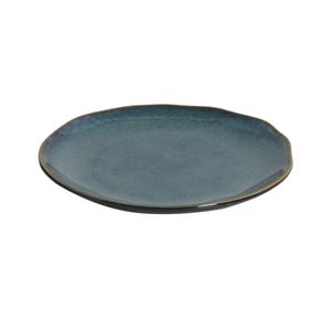 Jogo 6 Pratos Sobremesa Orgânico Oceano 21,5 Cm