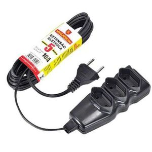 Extensao Megatron Paralelo 2x0,75x5,0m Preto