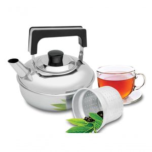 Chaleira Aço Inox Com Filtro Para Chá 1 Litro Ravinox 000610