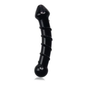 Penetrador De Vidro Com Relevo Espiral Lovetoy Preto