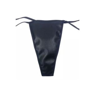 Calcinha Porta Bullet Em Couro Sintético Preto Preto
