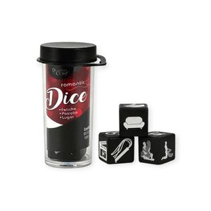 Dados Eróticos Romantic Dice Diversão Ao Cubo Preto
