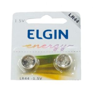 Bateria Lr44 1,5v C-2 Elgin Prata