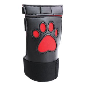 Luva Preto E Vermelho De Pata Para Pet Pay Coleção Fetiche Lovetoys Vermelho