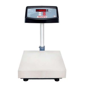 Balança Plataforma Dupla Escala 30-60kg Com Coluna Plt 30-60 Mini Slim Bivolt Triunfo