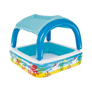 Mor - Piscina Inflável Com Cobertura Amigos Do Mar 330l
