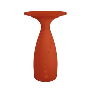 Mesa Tramontina Flut Alta Polietileno Laranja Caqui Tramontina