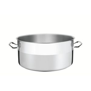 Caldeirão Tramontina Professional Em Aço Inox Com Fundo Triplo Sem Tampa 36 Cm 22,3 L Tramontina