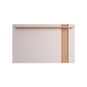 Painel Extensível Leme Para Tv Off White Matte Freijó Colibri