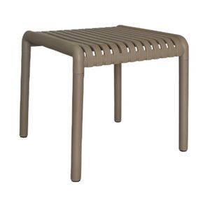 Mesa Lateral E De Apoio Quadrada Área Externa Outdoor Gávea Rivatti Polipropileno Fendi Proteção Uv