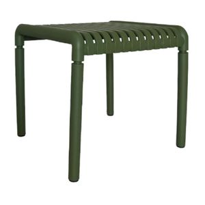Mesa Lateral E De Apoio Quadrada Área Externa Outdoor Gávea Rivatti Polipropileno Verde Proteção Uv