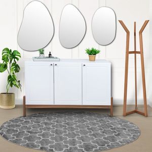 Balcão Buffet Vênus Em Madeira Maciça E Mdf Natural-branco