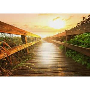 Quadro Decorativo Paisagem Ponte Por Do Sol 1 Tela