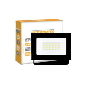 Kit 3 Mini Refletores Projetores 20w Branca Fria 7,5x7,5x2cm