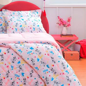 Colcha Infantil Avulsa Matelada 150 Fios Andreza Disney