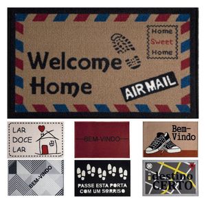 Tapete De Porta Estampado Bem Vindo