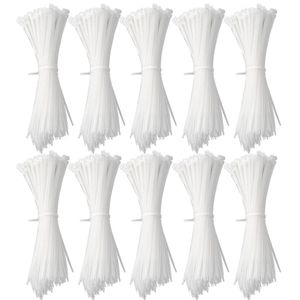 Abraçadeira Nylon Enforca Gato 3,6x150mm Branco C/ 1000 Un