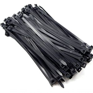 Abraçadeira Nylon Enforca Gato 7,6x400mm 100 Un Tradestar Preto