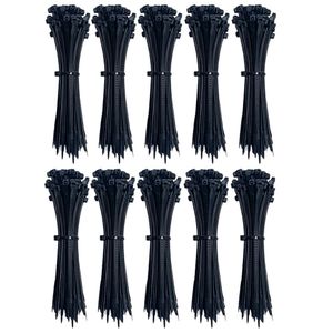 Abraçadeira Nylon Enforca Gato 3,6x300mm Preto C/ 1000 Un