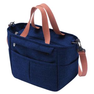Bolsa Lancheira Térmica Marmiteira Alça Transversal Multiuso Cor:azul