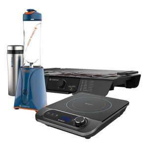 Kit Cadence Churrasqueira Cooktop E Blender Zoop Sport 127V