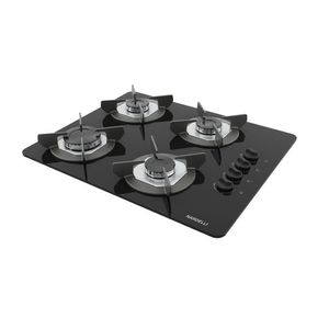 Cooktop Nardelli Safe Ferro Fundido 4 Bocas A Gás Preto Bivolt