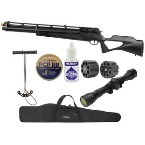 Carabina Pcp Rossi R8 G3 Black Std 5,5 + Luneta + Bomba + Cp