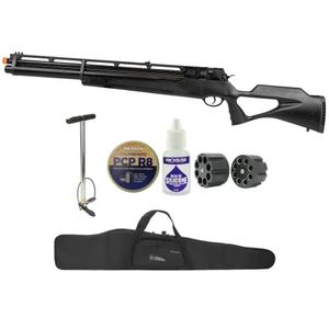 Carabina Pressão Pcp Rossi R8 G3 Black Std 5,5 Bomba Itens