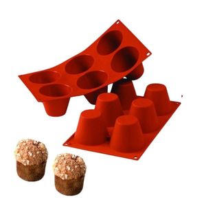 Forma 6 Moldes Para Muffin Doce Cupcake Silicone Silikomart