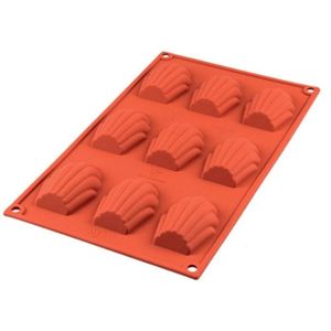 Forma 9 Moldes De Silicone Madelaine Confeitaria Silikomart