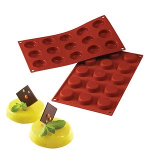 Forma 15 Moldes Tortina Doce Sobremesa Silicone Silikomart