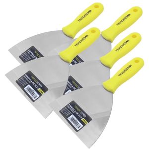Kit 5 Espátula 12cm Multiuso Pintor Gesso Drywal
