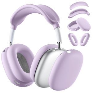 Lerobo Capa De Silicone Para Headphones Airpods Max Com Proteção Completa (lavanda)