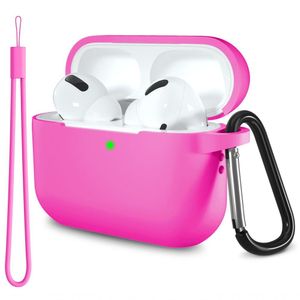 Lerobo Capa C- Mosquetão P- Airpods Pro 2-1 Geração (rosa Pink)
