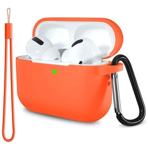 Lerobo Capa Protetora Silicone P- Airpods Pro 2-1 Geração (laranja)