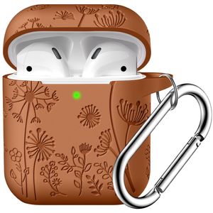 Lerobo Capa Gravada Para Airpods 1ª-2ª Geração Com Mosquetão
