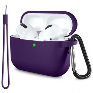 Lerobo Capa Silicone Compatível Com Airpods Pro 2ª-1ª Geração (roxo)