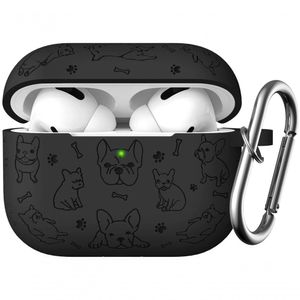 Lerobo Capa Gravada Silicone Para Airpods Pro 2ª-1ª Geração Usb-c (preto)