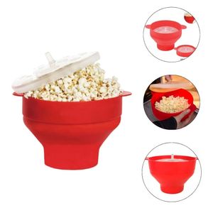 Balde Pipoca Pipoqueira Silicone Para Micro-ondas Sem óleo