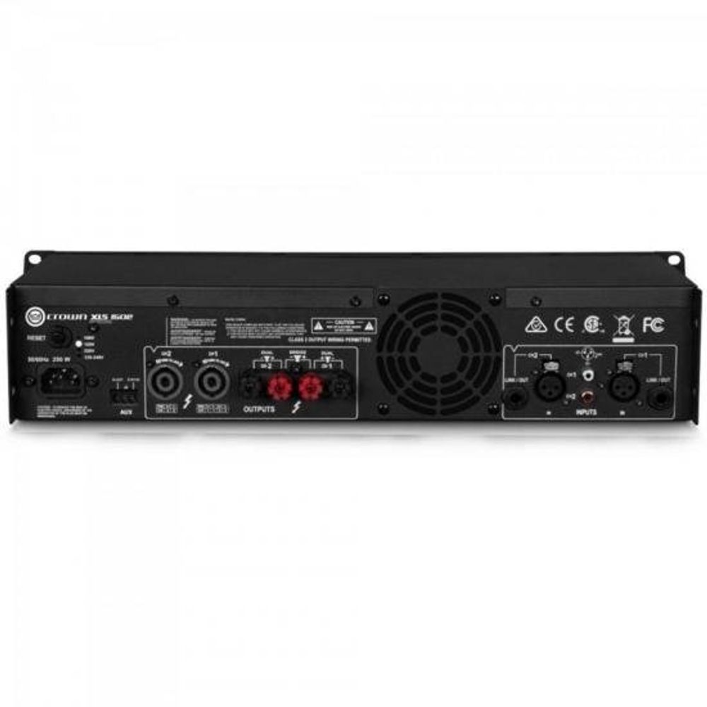 Amplificador Crown Xls1502-2 1050w 220v Rms - WebContinental