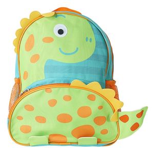 Mochila Infantil Dinossauro Verde Com Detalhes Em Relevo 10l