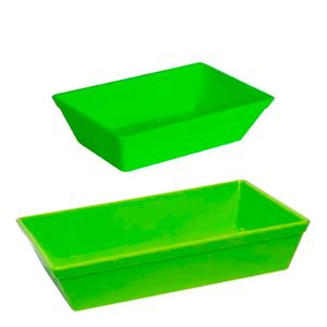 Conjunto De Travessa Stillo 2l + 5l 2 Peças Verde Em Polipropileno Linha Tropical Vem