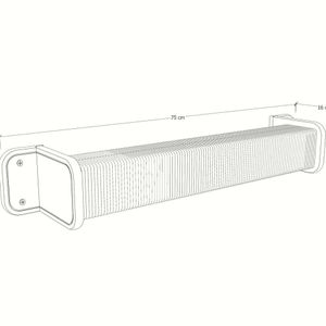 Passarela Para Gatos Pont Du Gat 60cm Preto